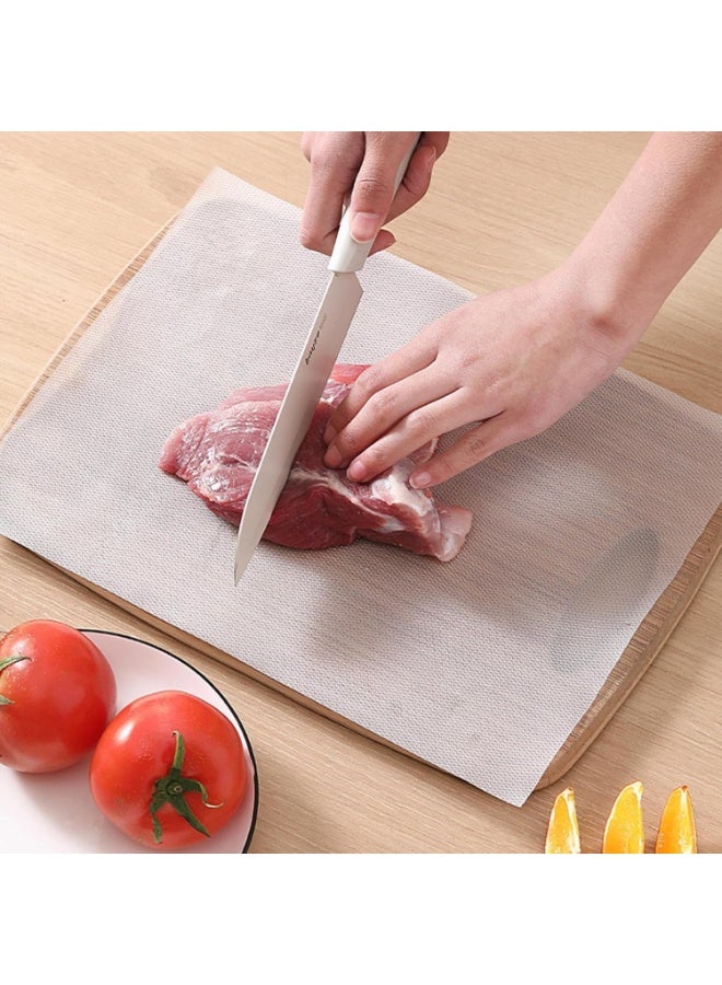 Food Wrapping Plastic Roll – 24 cm Width, 3 m Length with Built-In Cutting Blade - Image 1